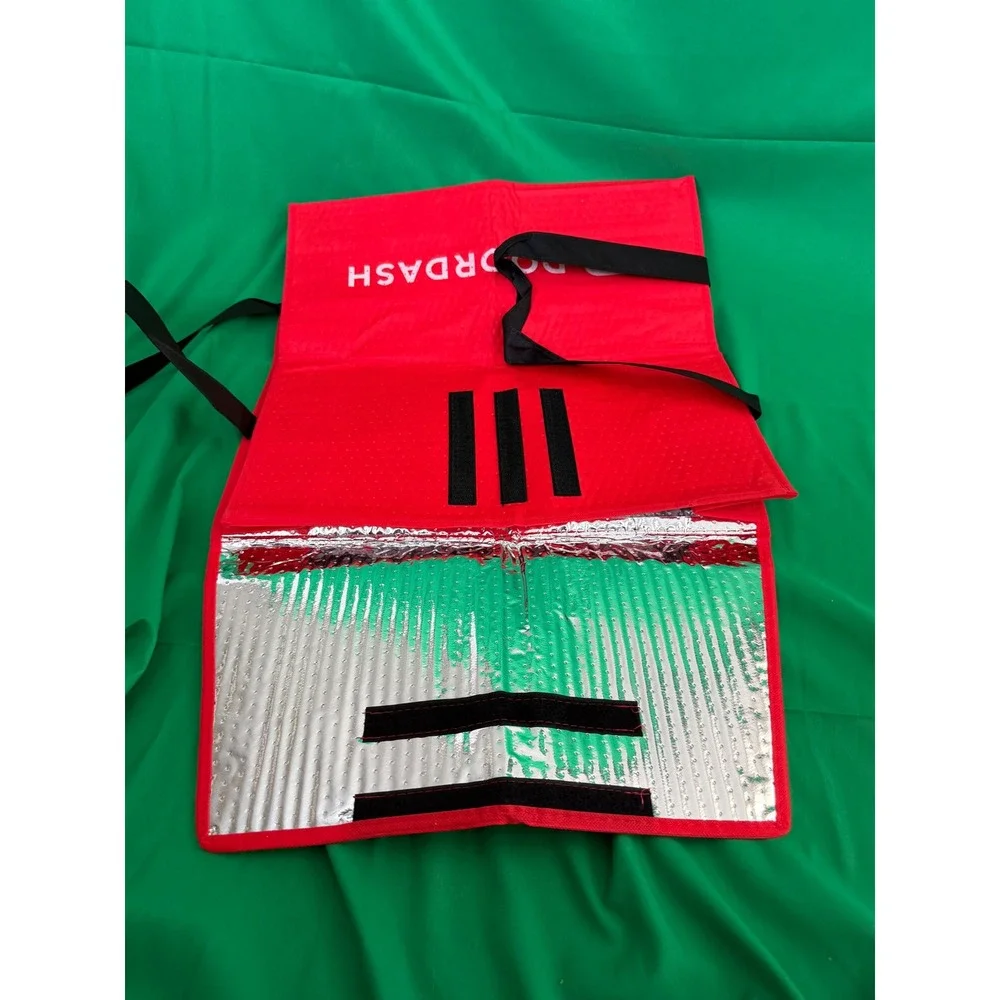 DoorDash Red Insulated Food Delivery Bag Thermal Carrier Tote 19x20